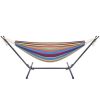 Free shipping  Hammock & Steel Frame Stand Swing Chair Home/Outdoor Backyard Garden Camp Sleep YJ