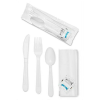 Faithful Supply White Plastic Silverware Sets 250 Ct - Perfect for All Occasions