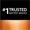 Duracell 1.5V Coppertop Alkaline D Batteries, 4 Pack