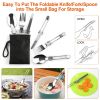 16Pcs Camping Cooking Ware Set Camping Stove Cookware Kit Aluminum Pot Pan Kettle Set with Bowls Knife Fork Spoon Carabiner Spatula Cutting Board for