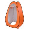 1-2 Person Portable Pop Up Toilet Shower Tent Changing Room Dressing Tent Camping Shelter Orange