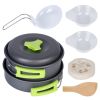 9Pcs Camping Cooking Ware Set Camping Stove Cookware Kit