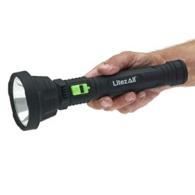 LitezAll Rechargeable ULTAC2 1000 Lumen LED Flashlight with Battery Meter (Brand: Litezall)